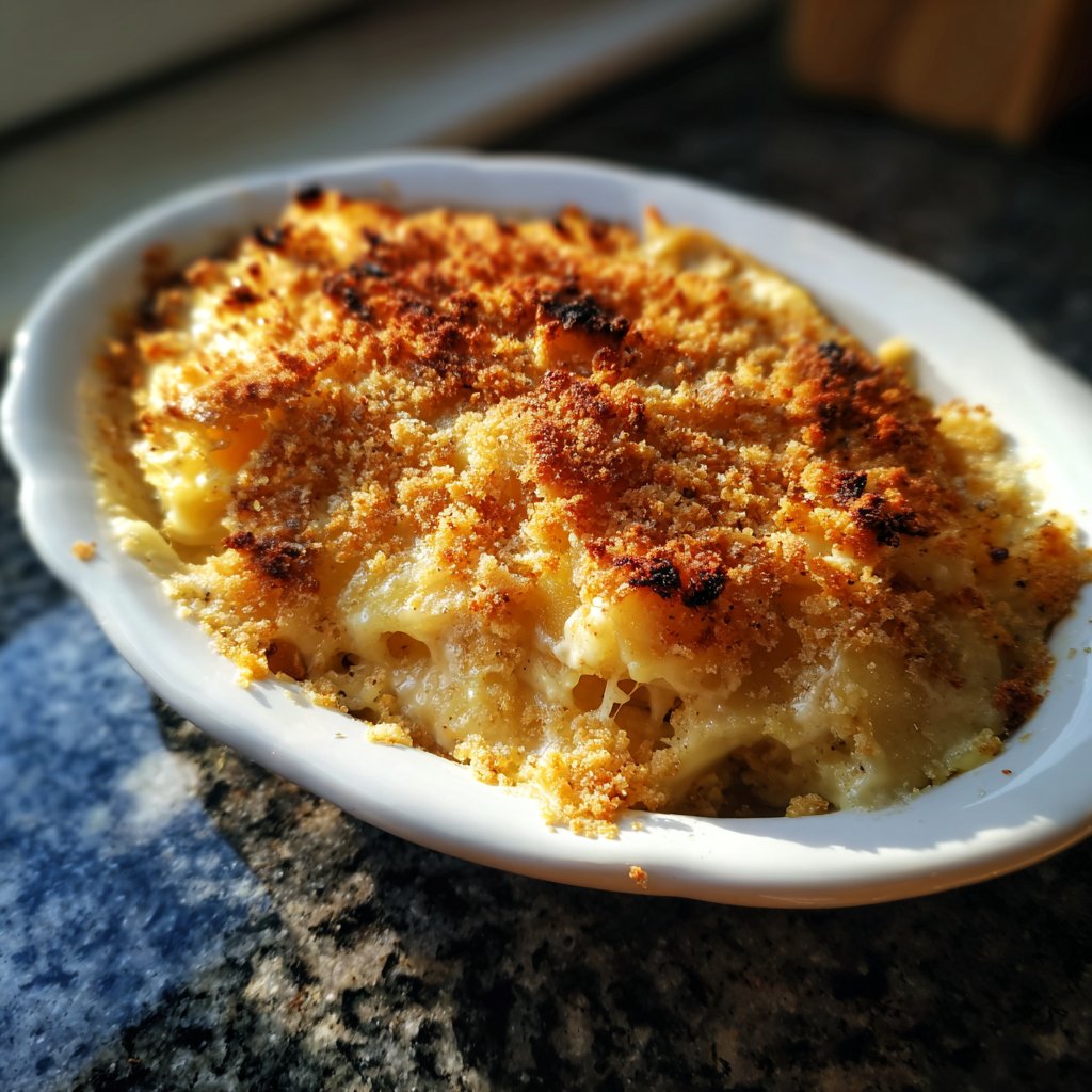 Kartoffelgratin mit Süßkartoffeln