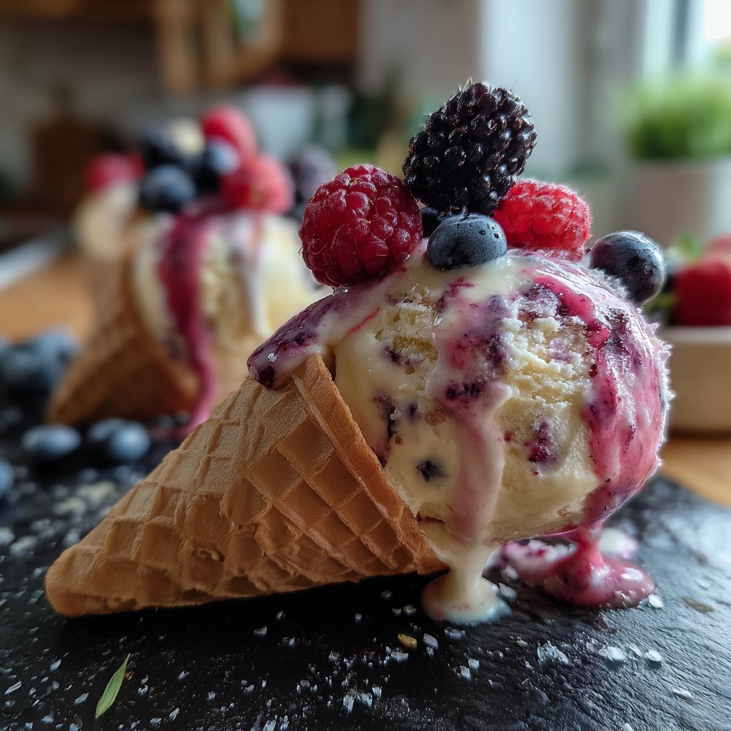 Eis Mit Früchten Selber Machen