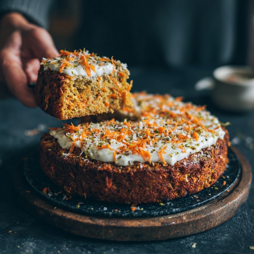 Karottenkuchen Mit Kokos Joghurt