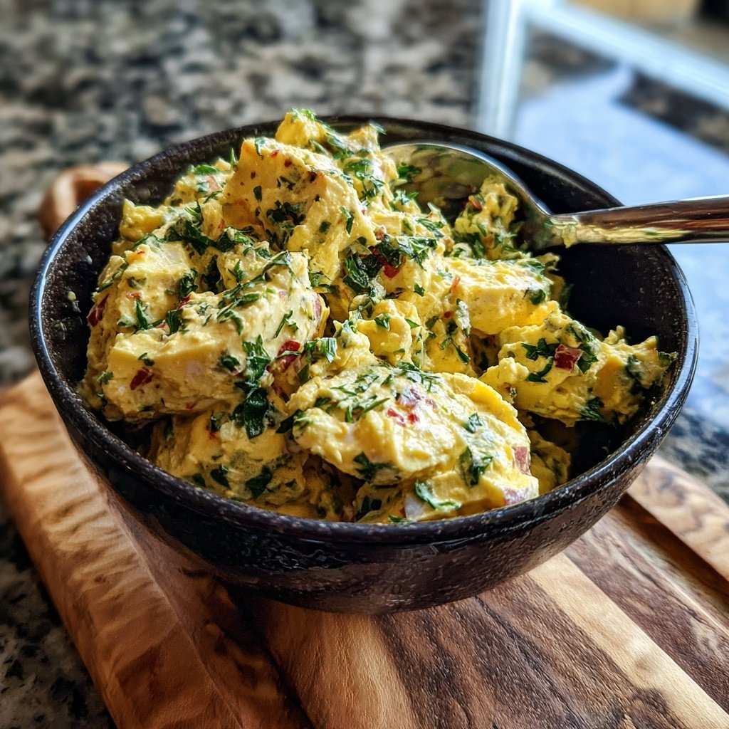 Schnell & Einfach 10-Minuten-Eiersalat mit Joghurt