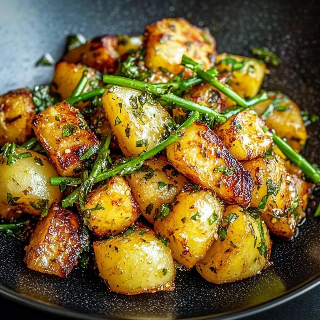 Kartoffeln und Grüne Bohnen