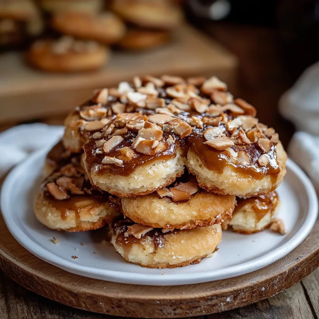 Shortbread Bienenstich-Plätzchen
