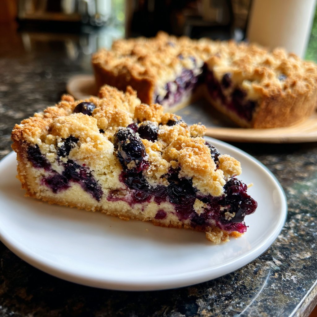 Streuselkuchen Mit Heidelbeeren