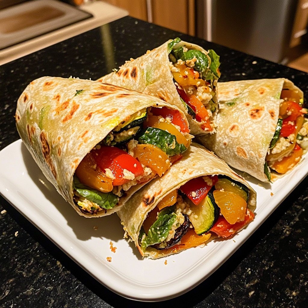 Wraps mit Ofengemüse
