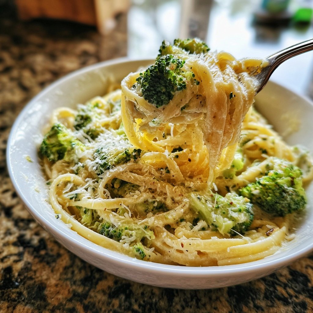 Pasta Mit Brokkoli Und Sahnesauce